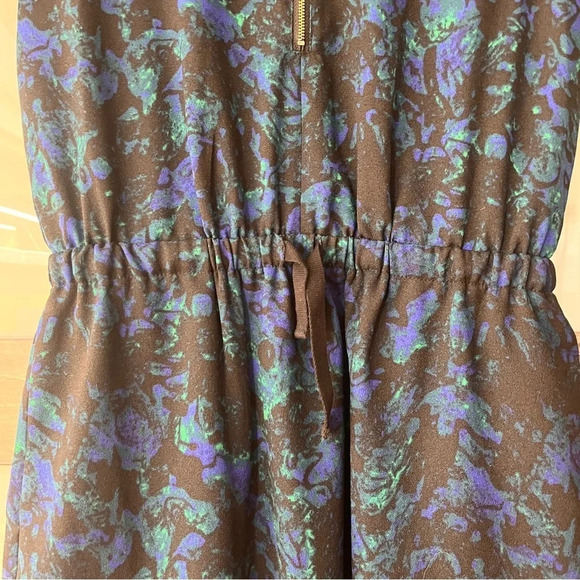 Selected Femme Women’s Blue & Black Dress with VNeck, 1/4 Zip & Pockets Size 36 - Picture 9 of 9